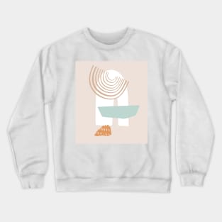 Modern Shapes #illustration #digitalart Crewneck Sweatshirt